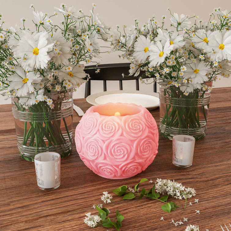 House of Hampton® Rose Scented Flameless Candle & Reviews Wayfair